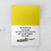 ああ確かに私はおもしろいを…パーソナライズされた. カード (内部)