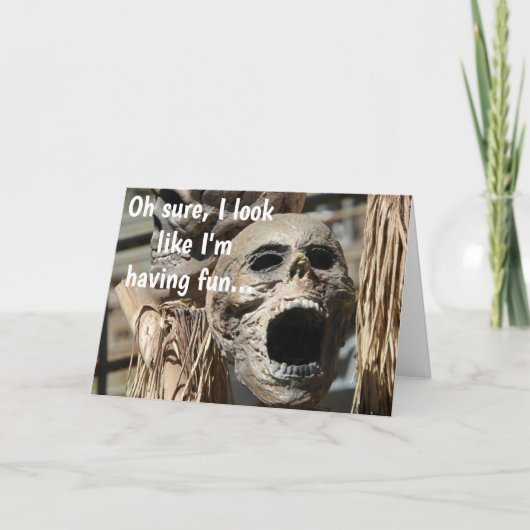 ああ確かに私はおもしろいを…パーソナライズされた. カード (正面)