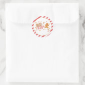 ああ私たちの小さなクッキーのステッカーをスナップ – WH – 少年 ラウンドシール (バッグ)