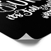 ああ私のグルディオールハロウィーン秋レトロ秋H ポスター (角)