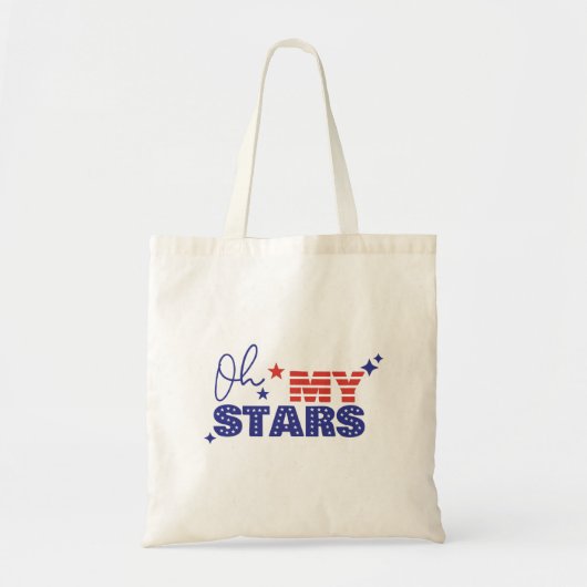ああ私の星アメリカ国旗 トートバッグ (正面)