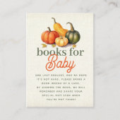 ああ私の美食の小さなカボチャの本ベビー エンクロージャーカード (正面)