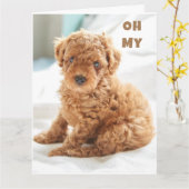 ああ私はあなたの誕生日だから幸せだ！ カード (黄色い花)