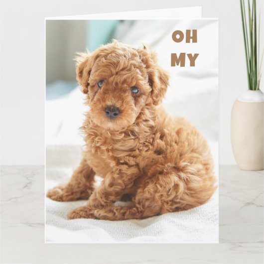 ああ私はあなたの誕生日だから幸せだ！ カード (正面)