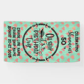 ああ船それが誕生日旅行客室だ 横断幕 (横)