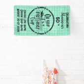 ああ船それが誕生日旅行客室だ 横断幕 (インサイチュ)