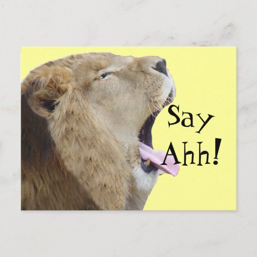 ああ言え！患者はがき ポストカード (正面)