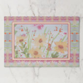 ああ誕生日かわいらしパーティードテーブル飾り紙 ペーパーパッド (正面)