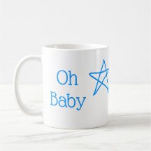 ああ赤ちゃんブルー星ベビーシャワー追加の名前モダン過去