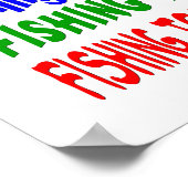 ああ退職魚釣り今日….. ポスター (角)