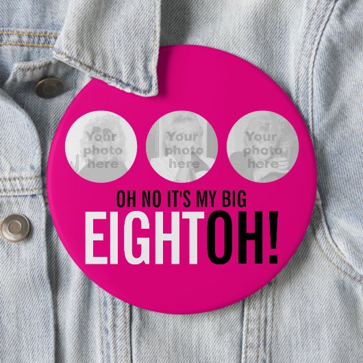 ああ違う俺の大きな八十斗だ！80フォトピンクボタン 缶バッジ (インサイチュ)