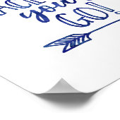 ああ青い子供たちのプリントポスター ポスター (角)