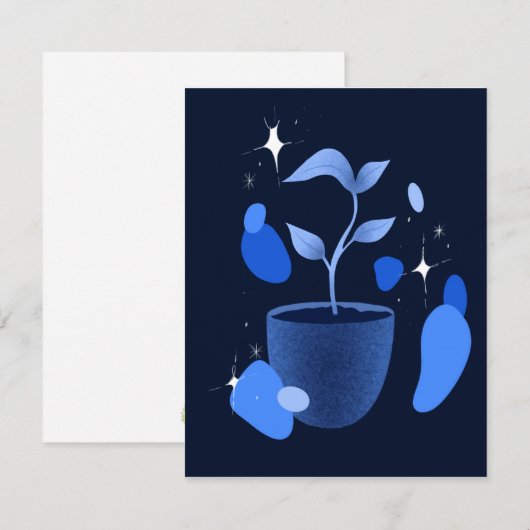 ああ青 サンキューカード (正面/裏面)