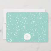 ああ非常にメリー紙吹雪カラフルドットおもしろい写真 シーズンカード (裏面)