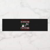 ああ馬の醜いクリスマスに乗るとは何のおもしろいだろう ペットボトルラベル (シングルラベル)