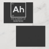 ああ驚きの要素 名刺 (正面/裏面)