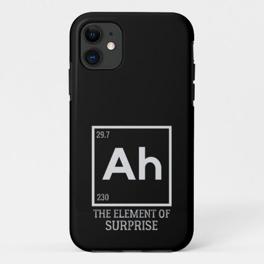 ああ驚きの要素 Case-Mate iPhoneケース (裏面)