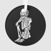 ああ骸骨が頭を下げて オーナメント (裏面)