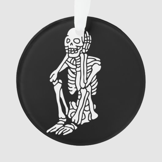 ああ骸骨が頭を下げて オーナメント (正面)