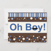 ああ髭のベビーシャワー 招待状 (正面)