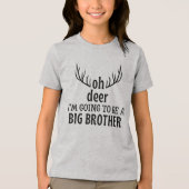 ああ鹿お兄さんになるぞ トライブレンドＴシャツ (正面)