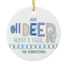 ああ鹿なんて年だ楽しいクリスマスブルー