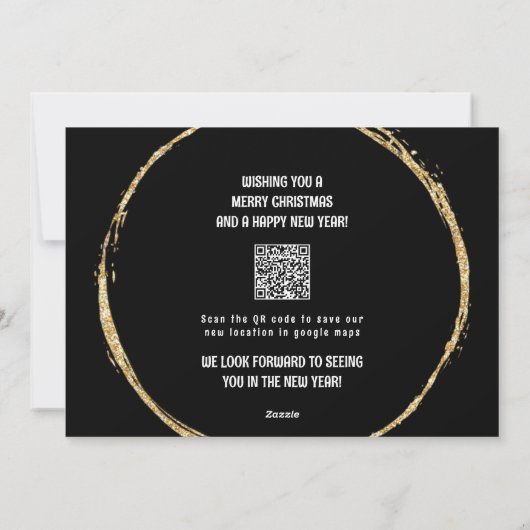 ああ鹿なんて1年だ！クリスマスおもしろいの写真 シーズンカード (裏面)