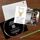 ああ鹿なんて1年だ！クリスマスおもしろいの写真 シーズンカード