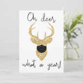 ああ鹿なんて1年だ!クリスマスおもしろい シーズンカード (スタンド正面)