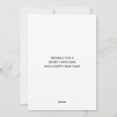 ああ鹿なんて1年だ!クリスマスおもしろい シーズンカード (裏面)