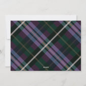 ああ鹿なんて1年だ!トナカイの格子模様のスカーフ&マスク シーズンカード (裏面)