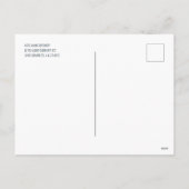 ああ鹿なんて1年の検疫クリスマス素朴 シーズンポストカード (裏面)