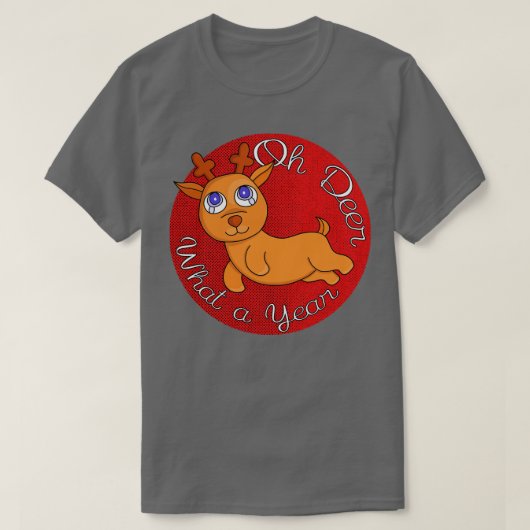 ああ鹿なんて1年 Tシャツ (デザイン正面)
