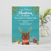 ああ鹿のクリスマスはここにある青い赤 招待状 (スタンド正面)