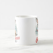 ああ鹿のクリスマスはここにいるマグカップ コーヒーマグカップ (中央)
