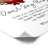 ああ鹿の冬の緑のベビーゲーム ポスター (角)