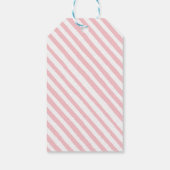 ああ鹿の赤ん坊の女の子シャワー感謝していユーギフトラベル ギフトタグ (裏面)