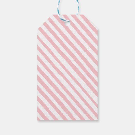 ああ鹿の赤ん坊の女の子シャワー感謝していユーギフトラベル ギフトタグ (裏面)