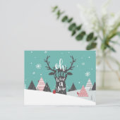 ああ鹿は年のパンデミック2020クリスマス シーズンポストカード (スタンド正面)