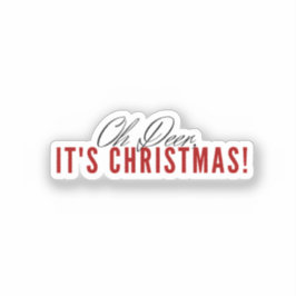 ああ鹿クリスマスだ!シール シール