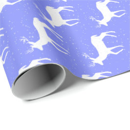 ああ鹿クリスマスのラッピング紙 ラッピングペーパー