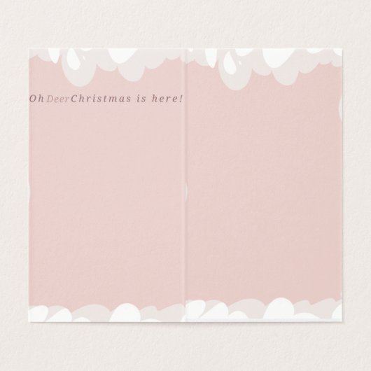 ああ鹿クリスマスカード (内部フラット)