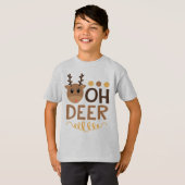 ああ鹿クリスマス Tシャツ (正面フル)