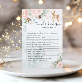 ああ鹿ママ赤ちゃんシャワー最高のゲームを知っている