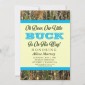 ああ鹿我々の小さな金は赤ん坊のシャワーの途中だ 招待状 (正面)