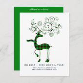 ああ鹿2020なんて年だ！クリスマスホリデーズプレイド (正面/裏面)