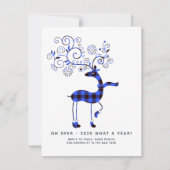 ああ鹿2020なんて年だ!クリスマスホリデーズプレイド (正面)