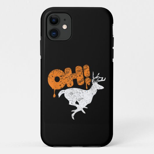 ああ鹿!ディストressed面白い駄洒落動物好き Case-Mate iPhoneケース (裏面)