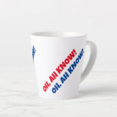 ああ、ああ、知っている！カフェラテマグ カフェラテマグ (右アングル)