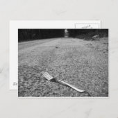 ああ、いいえ! 道のフォーク! ポストカード (正面/裏面)